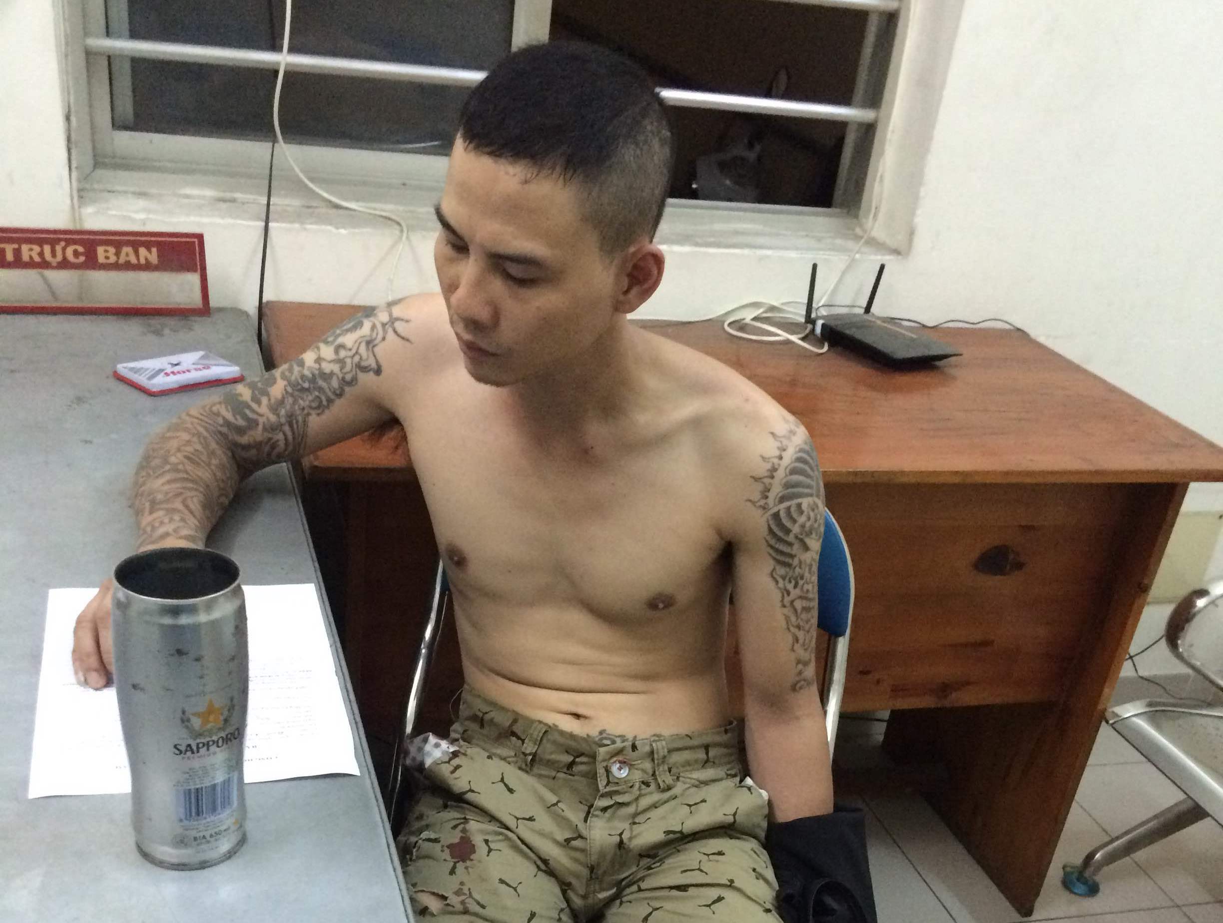 Phạm Anh Khôi người trực tiếp trộm xe máy - Ảnh: Phạm Hữu