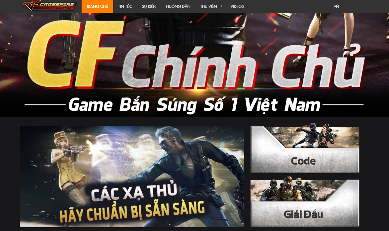 Vng Mở Trang Chủ Crossfire Legends, Ngày Ra Mắt Gần Kề