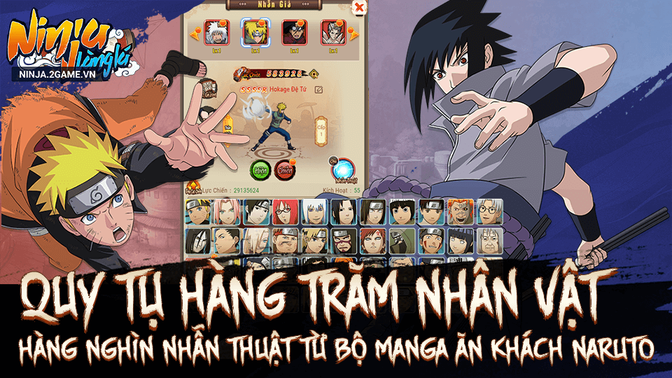 Game Naruto: Bạn là fan của Naruto và muốn tự tay thử sức với những trận đánh kinh hoàng trong anime? Hãy đến và khám phá thế giới game Naruto với hệ thống chiến đấu đa dạng và tuyệt vời.