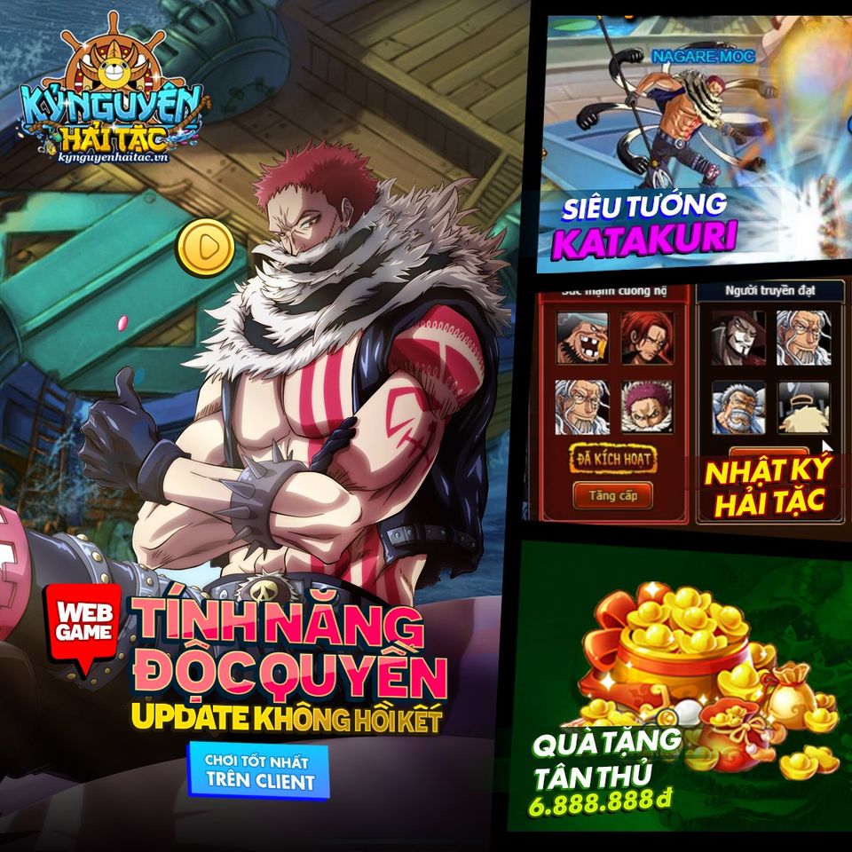 Kỷ Nguyên Hải Tặc - Webgame Dựa Theo One Piece Do Người Việt Phát Triển