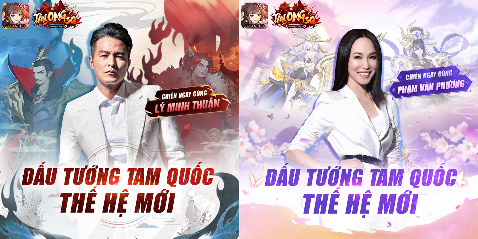 Cặp đôi huyền thoại' Lý Minh Thuận - Phạm Văn Phương trở thành đại sứ Tân OMG3Q Cặp đôi huyền thoại' Lý Minh Thuận - Phạm Văn Phương trở thành đại sứ Tân OMG3Q