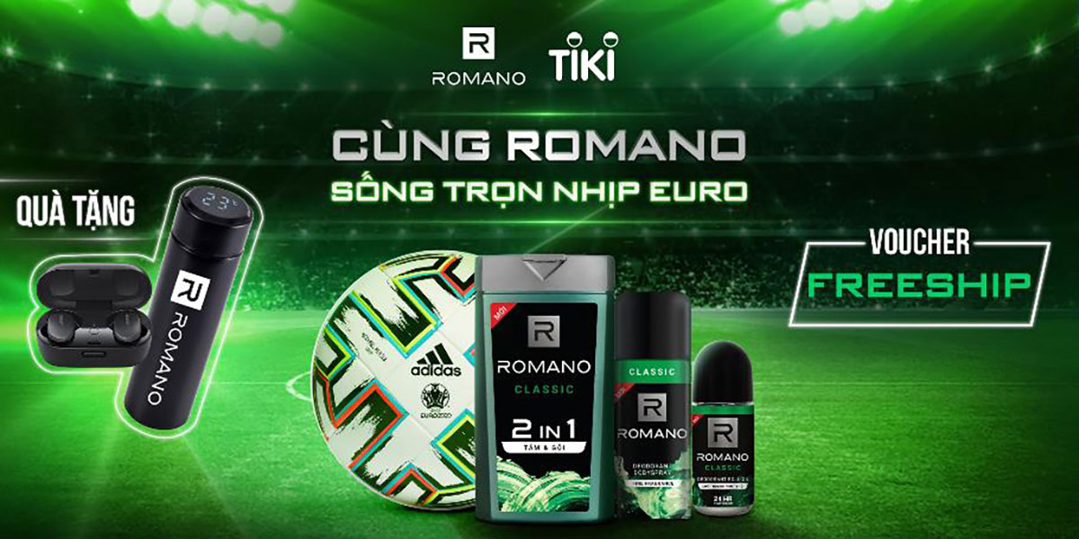 Chỉ cần ngồi tại nhà đặt hàng Romano trên Tiki, bạn đã có cơ hội nhận những phần quà vô cùng hấp dẫn từ Romano