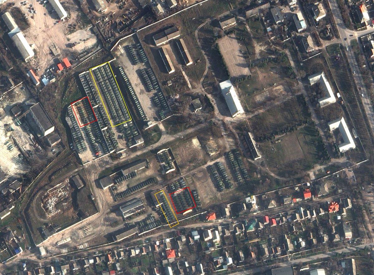 Loạt ảnh vệ tinh mới về chuyển động quân sự của Nga gần biên giới ...