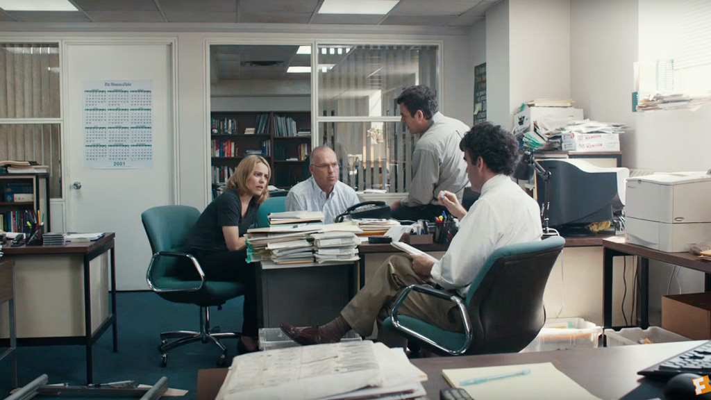 Một cảnh trong phim 'Spotlight' - Ảnh: Chụp màn hình trailer