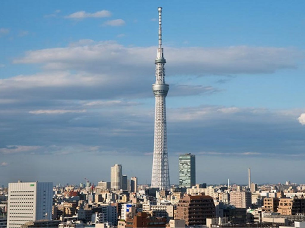 Tháp Tokyo Sky Tree  tháp truyền hình cao nhất thế giới
