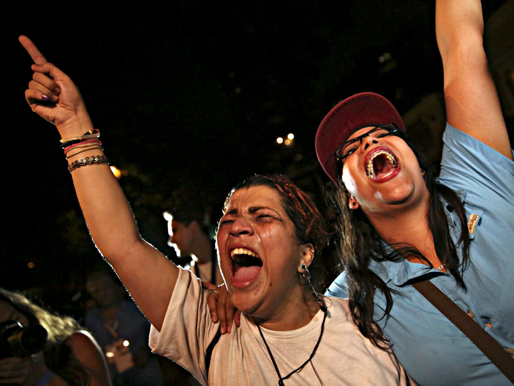 Chiến thắng của phe đối lập kêt thúc thời kỳ đảng Xã hội chủ nghĩa thống nhất cầm quyền ở Venezuela - Ảnh: Reuters