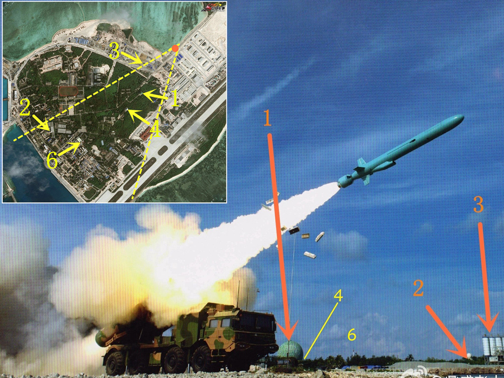 Trung Quốc bao biện việc triển khai tên lửa ở đảo Phú Lâm