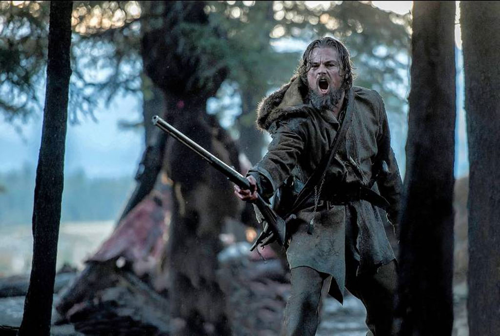Leonardo DiCaprio đảm nhận vai diễn 'nặng ký' trong 'The Revenant', tác phẩm nhận được đến 12 đề cử Oscar - Ảnh: CGV cung cấp