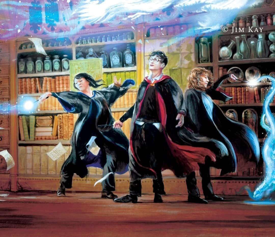 Xem ngay Vẽ bìa sách Harry Potter với những hình ảnh phép thuật