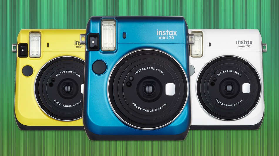 Instax Mini 70 được bán với 3 màu thời trang - Ảnh: Fujifilm