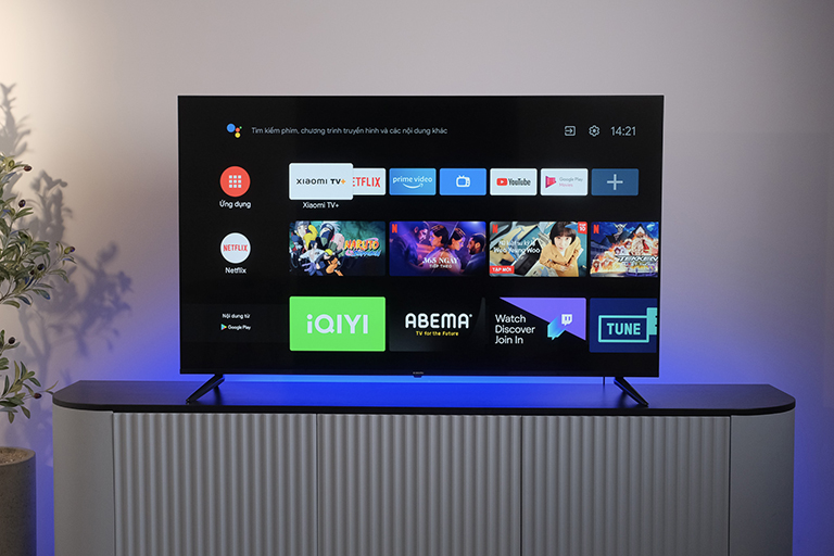Với màn hình lớn 58 inch, Xiaomi TV A2 sẽ là người bạn đồng hành hoàn hảo cho trải nghiệm giải trí của bạn. Với hình ảnh tự nhiên, sắc nét và âm thanh tuyệt vời, bạn sẽ cảm nhận được sự hoàn hảo của Xiaomi TV A