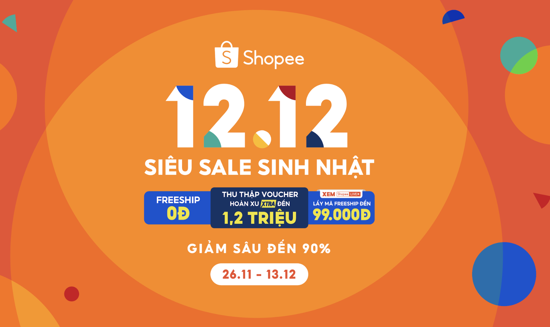 Chia sẻ hơn 82 về shopee 12.12 sale sinh nhật mới nhất