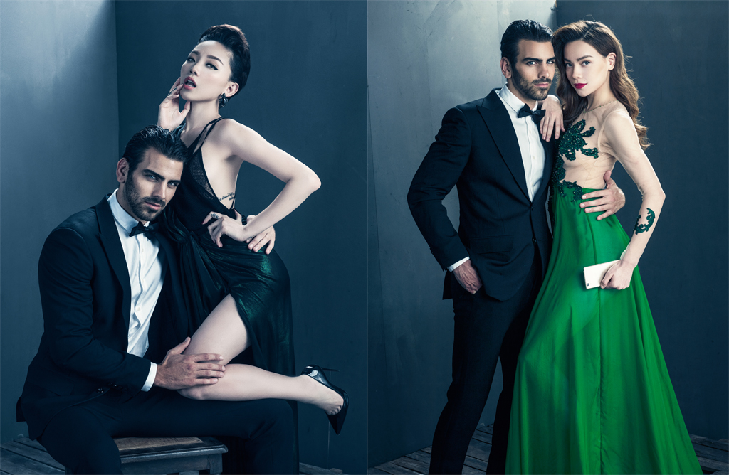 Tóc Tiên, Hồ Ngọc Hà gợi cảm bên Nyle DiMarco