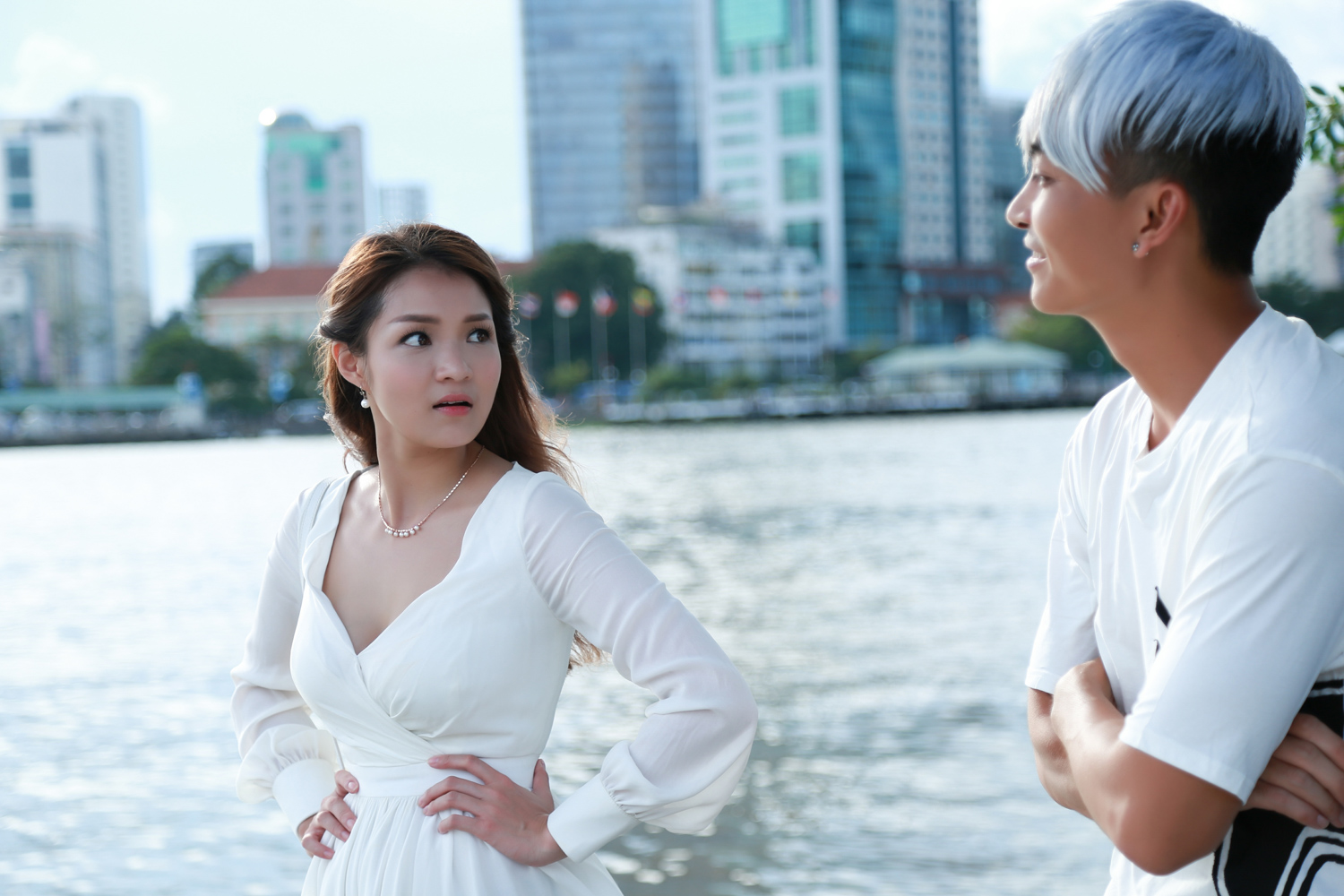 Thủy Top và Khương Ngọc trong 'Yêu là phải xài chiêu'