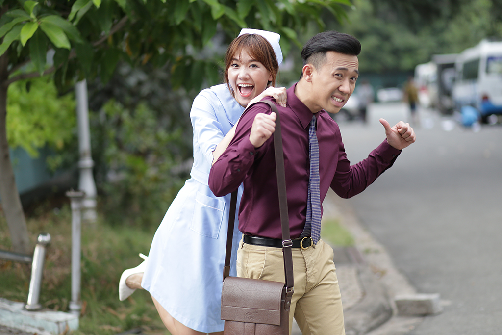 Trấn Thành - Hari Won trong 'Bệnh viện ma'