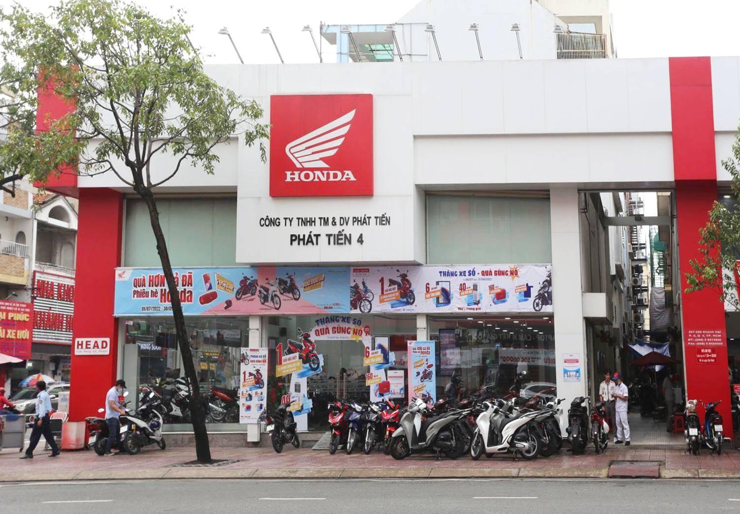 Hệ thống cửa hàng  Honda Vũ Hoàng Lê