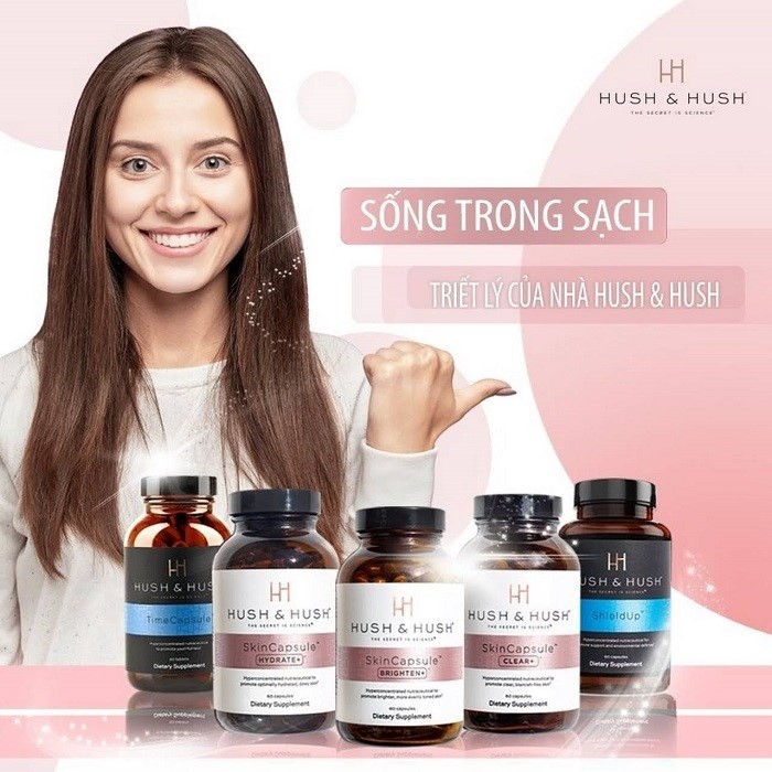 Hush & Hush Thương hiệu thực phẩm chức năng cao cấp có nguồn gốc từ