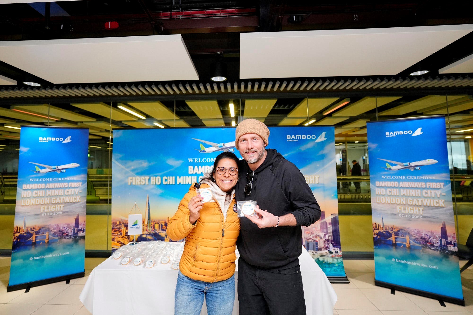 Bamboo Airways đón chuyến bay thẳng thường lệ TP.HCM London (Gatwick) đầu tiên