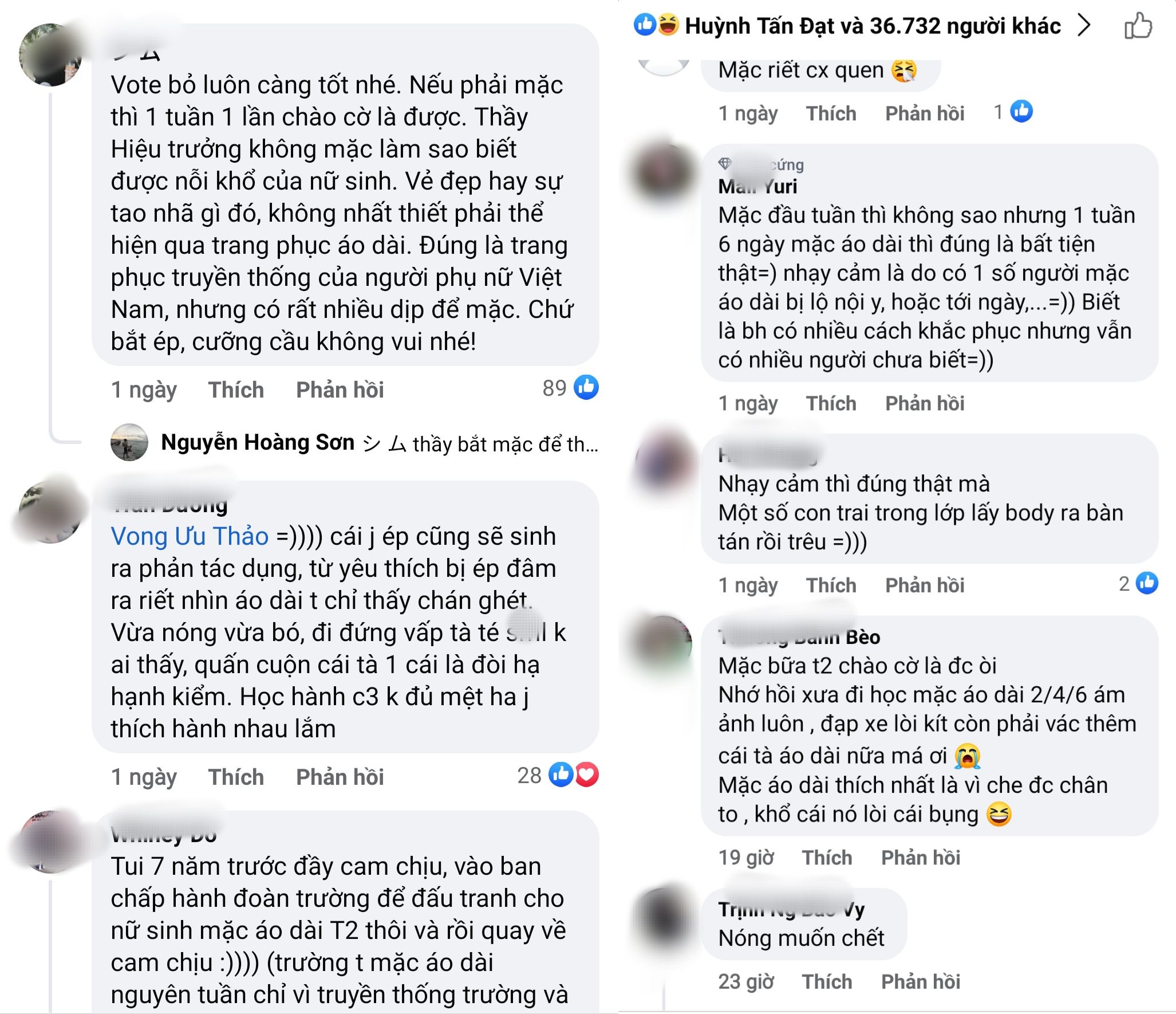 Mặc Đồng Phục Áo Dài Đi Học Cả Tuần: Đẹp Hay Bất Tiện?