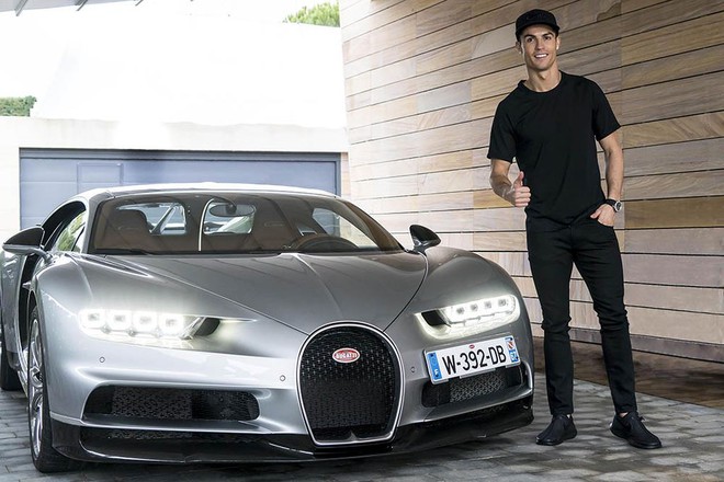Choáng khi Ronaldo chi gần 500 tỷ cho 8 siêu xe; Bugatti, Ferrari,  Lamborghini...có đủ