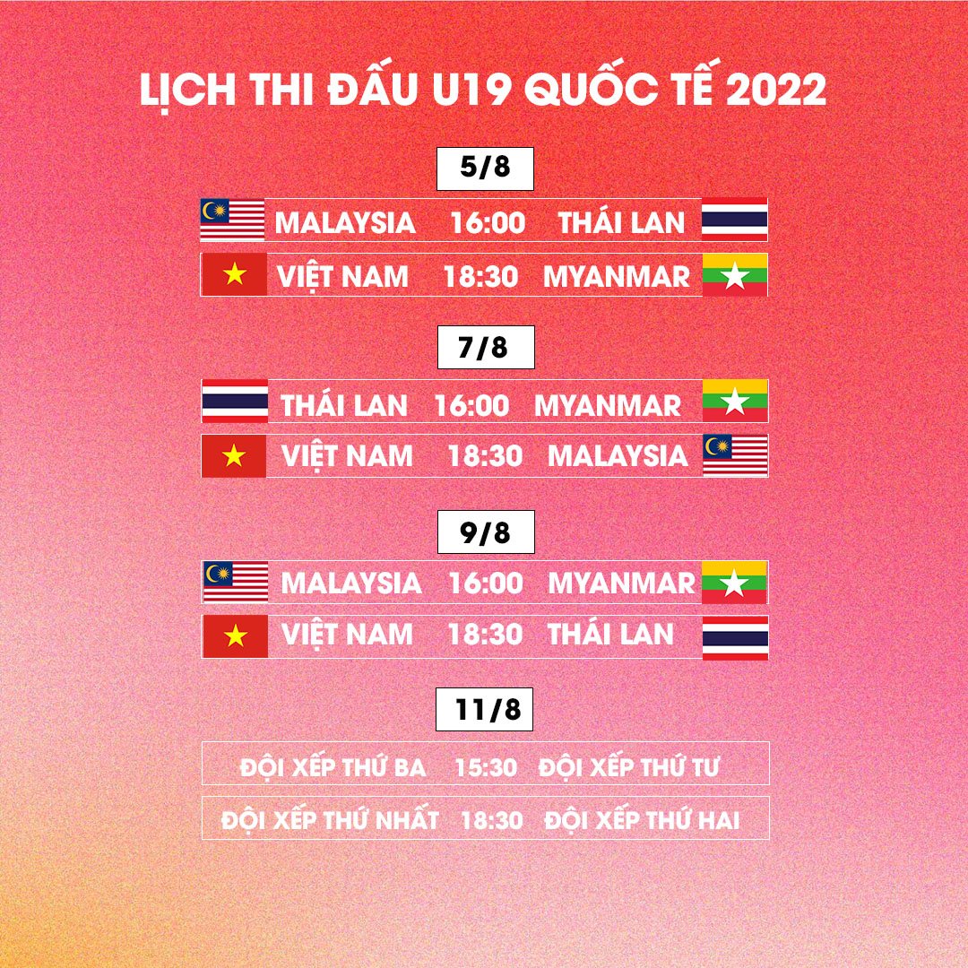 Xem trực tiếp U.19 Việt Nam thi đấu trên Truyền hình Báo Thanh Niên