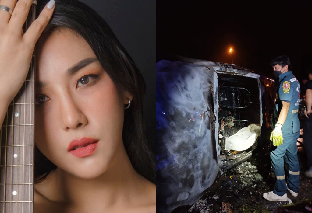 Người mẫu Thái Lan chết thảm vì tai nạn giao thông