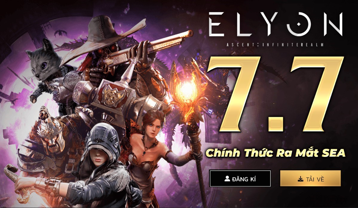 Elyon SEA - siêu phẩm MMORPG hành động thế giới mở chính thức ra mắt hôm nay