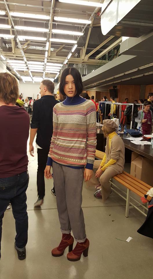 Cha Mi trong show dien cua United Colors of Benetton 2