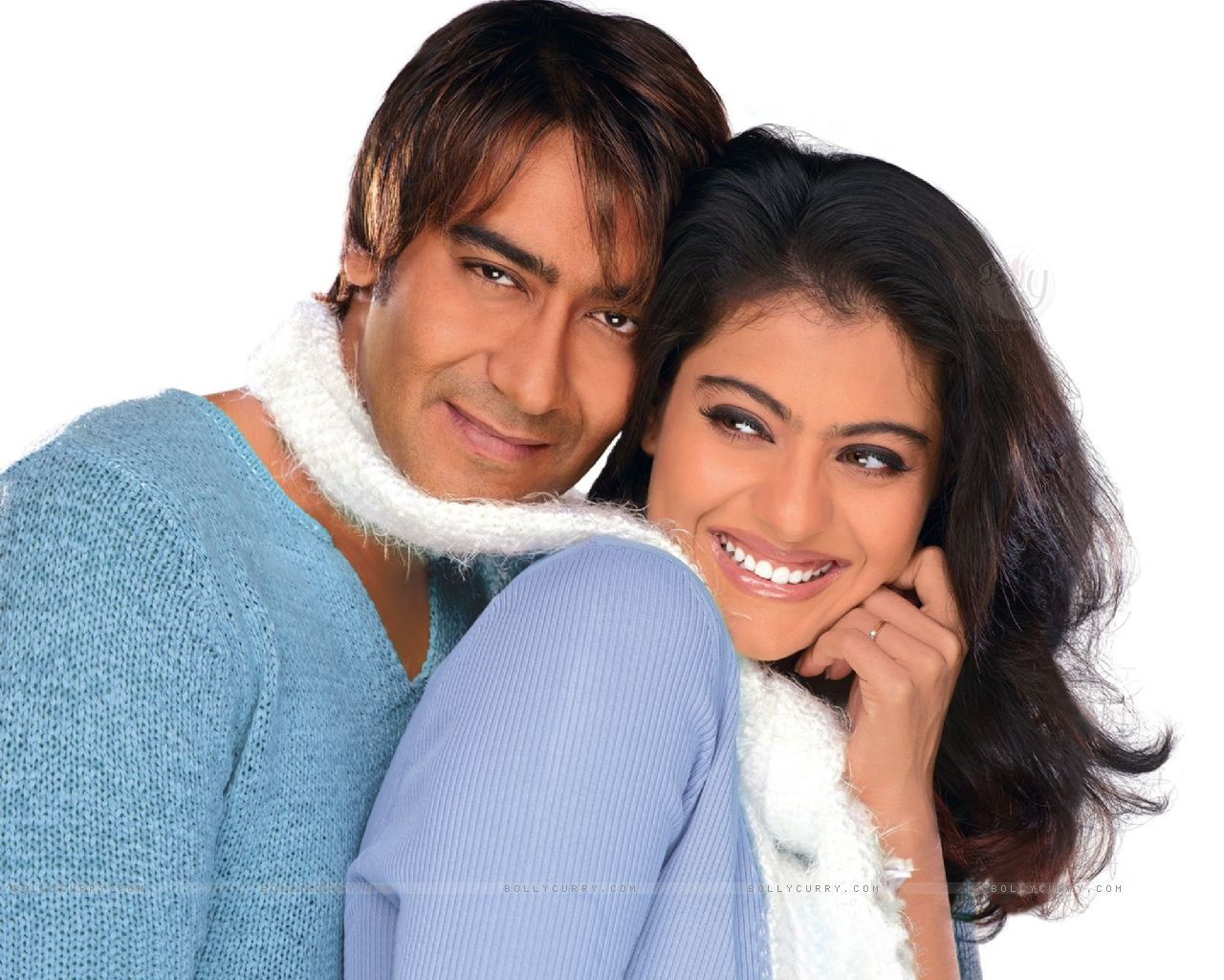 Actor Ajay Devgan with wife Kajol Devgan