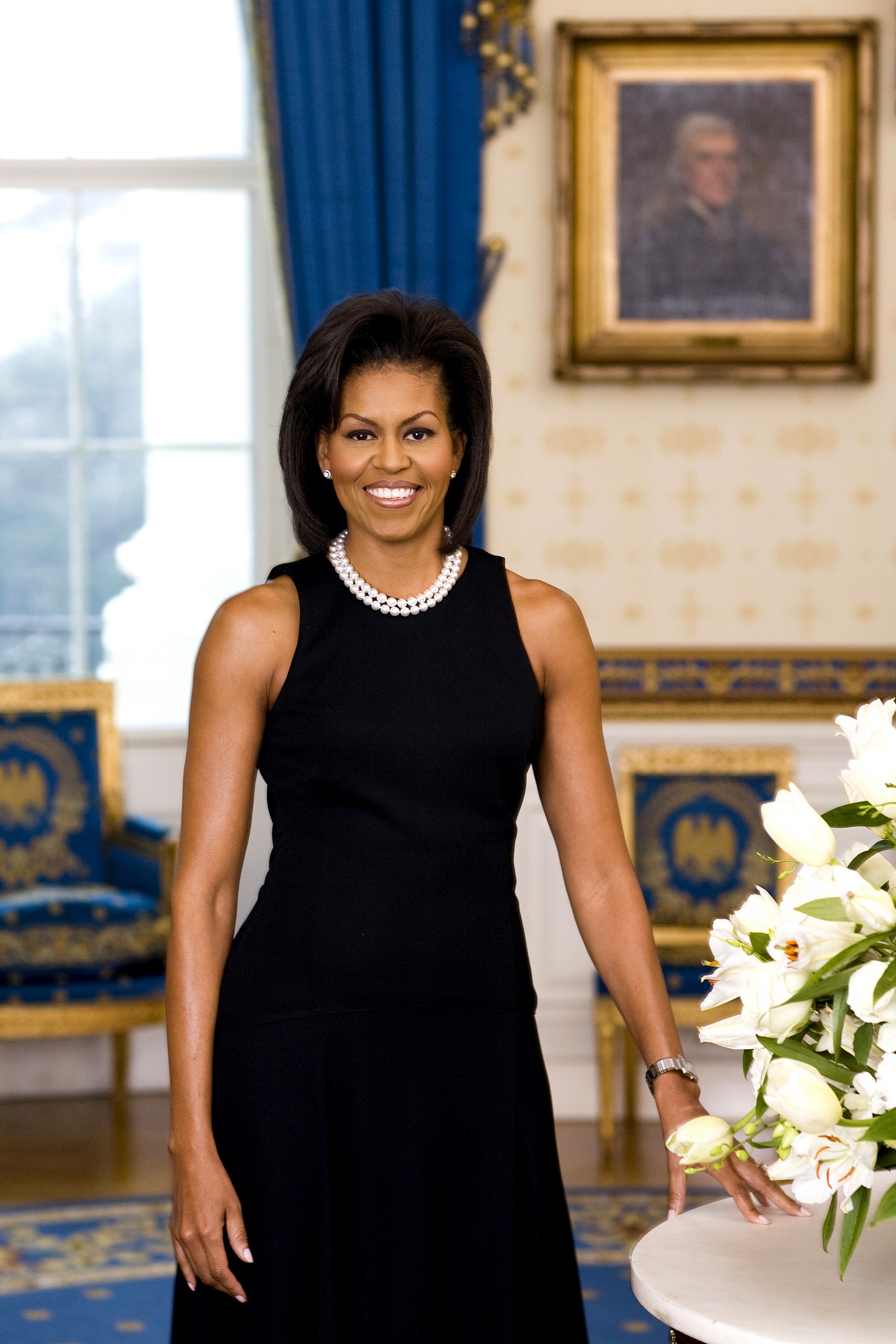 Michelle Obama official portrait