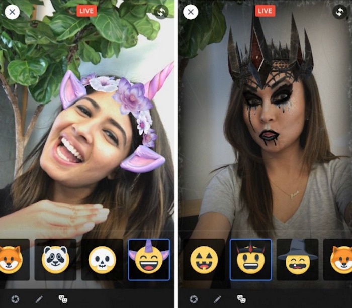 Facebook hưởng ứng Halloween bằng loạt filter mới