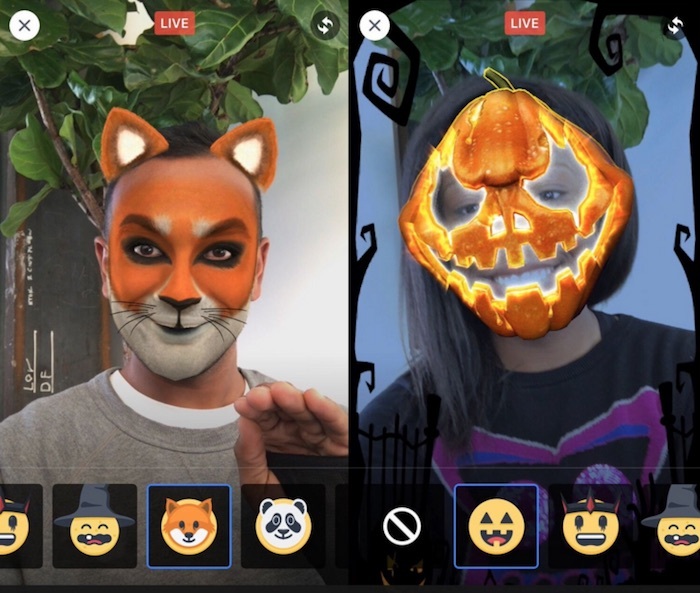 Facebook hưởng ứng Halloween bằng loạt filter mới