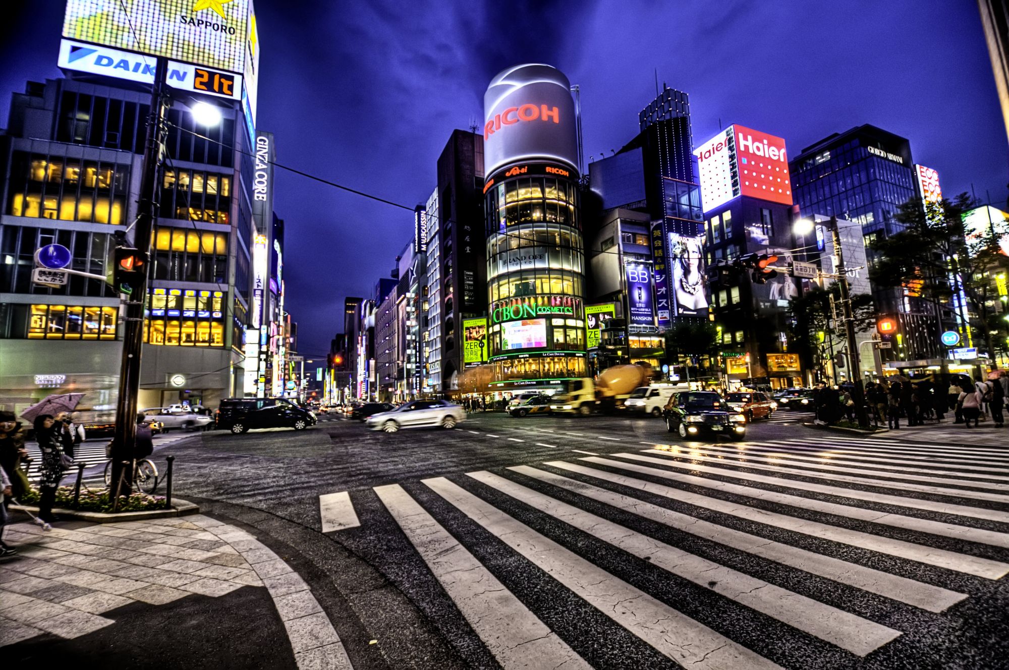 Ginza at Night Tokyo