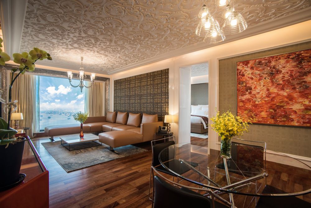 The Reverie Saigon - Modern Apartment Living Room