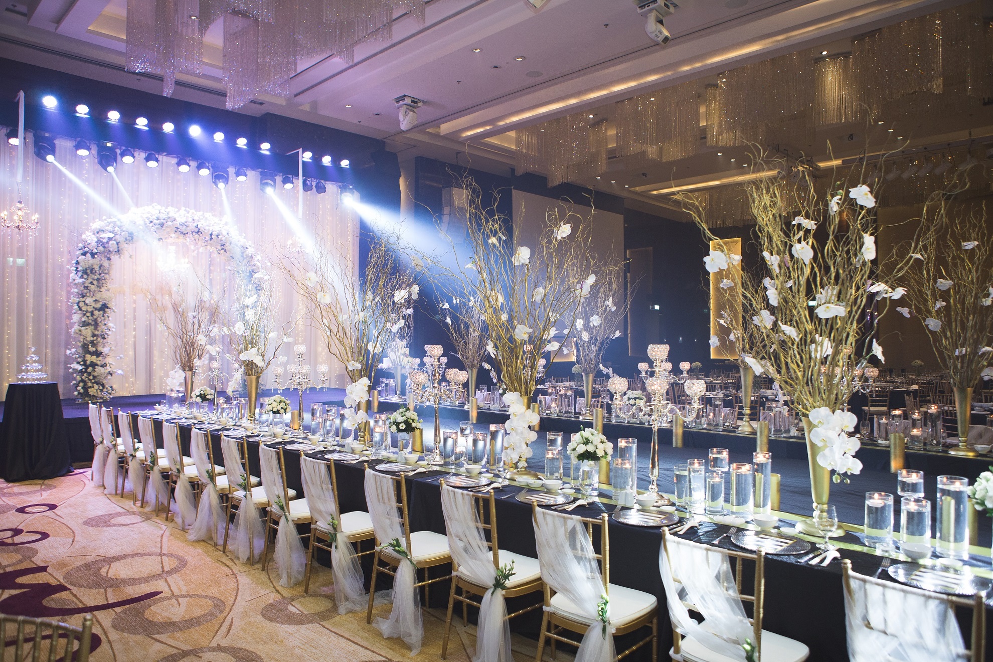 Elegant and luxurious wedding venue at JW Marriott Hanoi