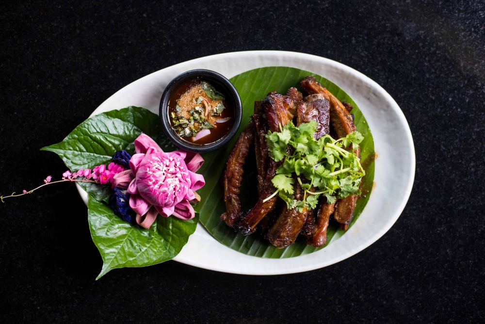 5. Si Krong Moo Yang - Charcoal-grilled Marinated Pork Spare Ribs served with Spicy I-Sarn Style Chilli Sauce
