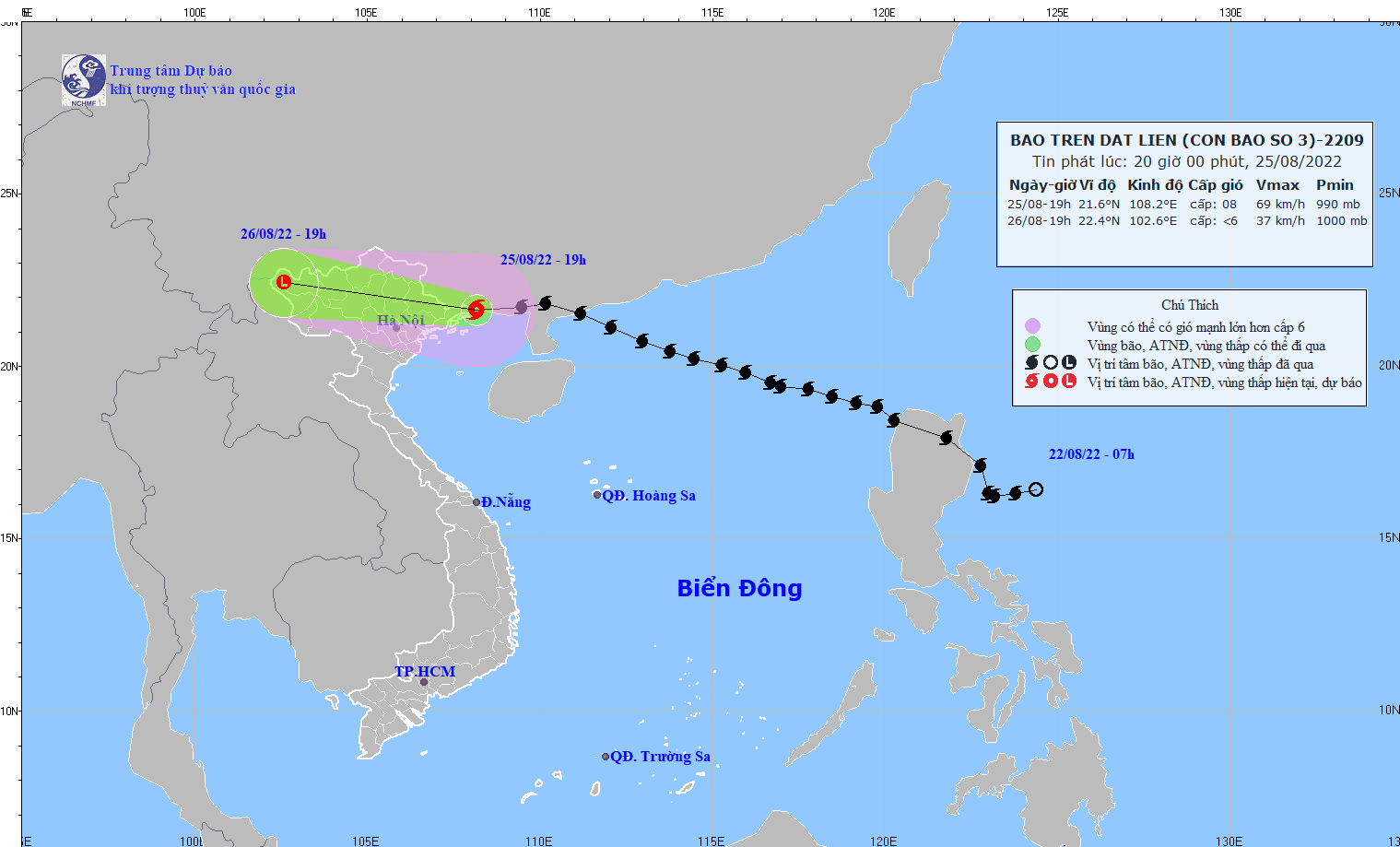 Hoàn lưu bão số 3 gây gió giật cấp 6, 7 ở Quảng Ninh, Hải Phòng
