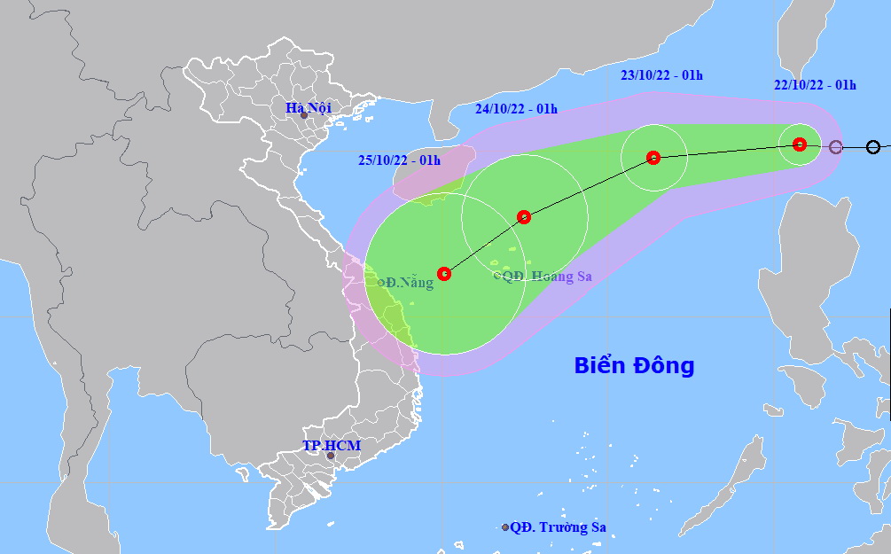 Tin Tức Thời Tiết Hôm Nay 22.10.2022: Áp Thấp Nhiệt Đới Gần Biển Đông, Biển  Động Mạnh