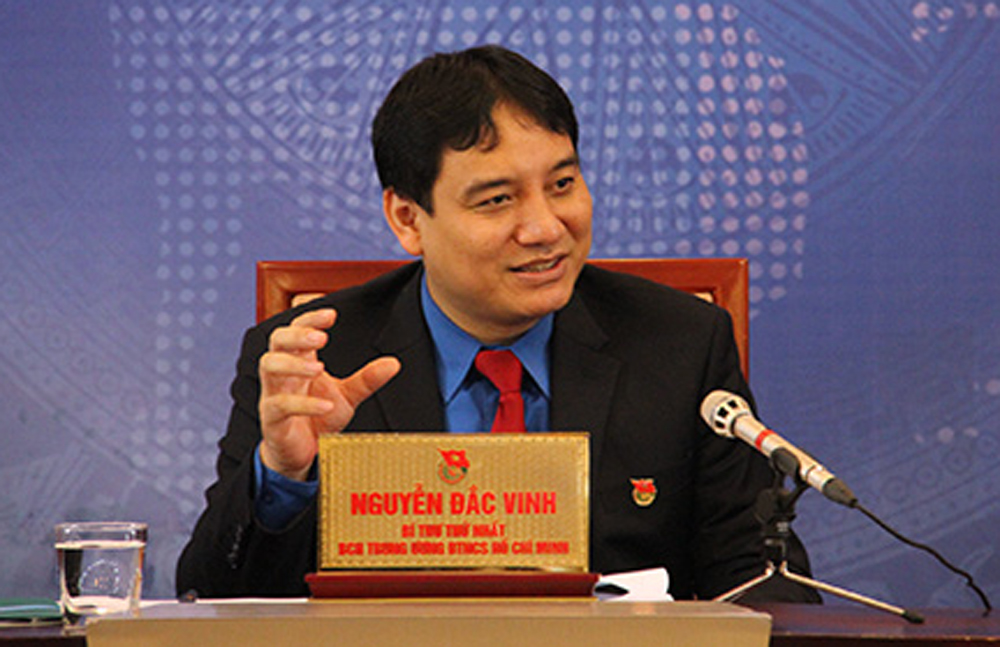 Anh Nguyễn Đắc Vinh, Ủy viên T.Ư Đảng, Bí thư thứ nhất T.Ư Đoàn