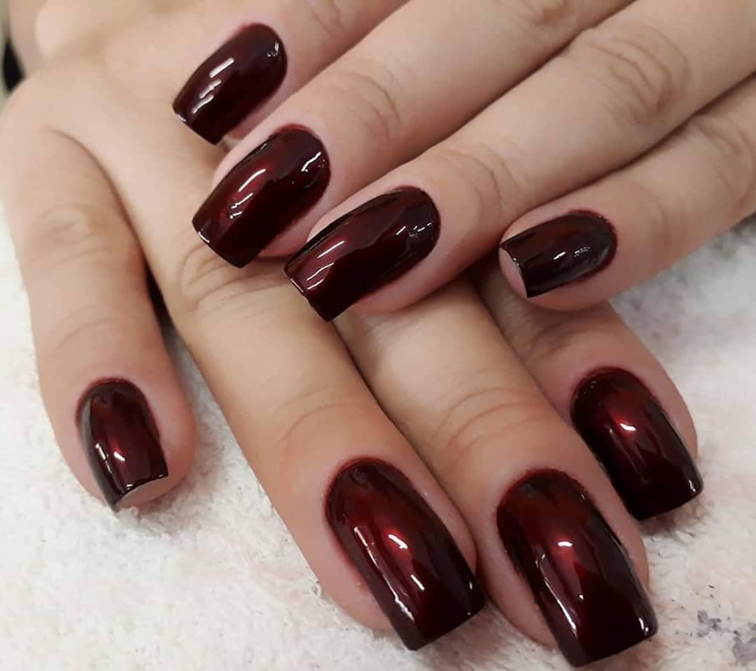 20+ mẫu nail sơn móng chân màu đỏ rượu sang chảnh siêu hot