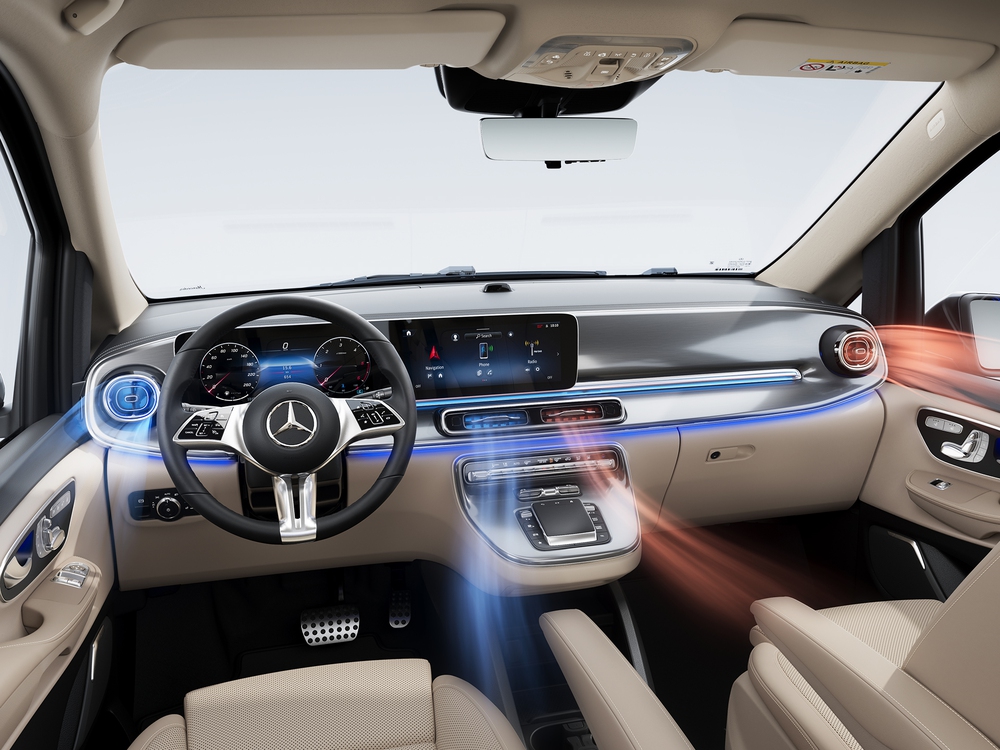 Mercedes - Benz V - Class thế hệ mới với thiết kế sang trọng v&agrave; tiện nghi vượt trội - Ảnh 6.