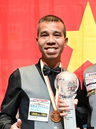 Trần Quyết Chiến có sê-ri lớn nhưng vẫn thua đau 'trùm cuối', billiards Việt Nam á quân thế giới