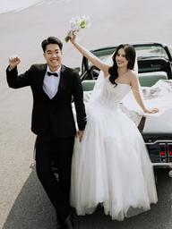 Cung thủ xinh đẹp Ánh Nguyệt về chung mái nhà với sao cầu lông Lê Đức Phát 