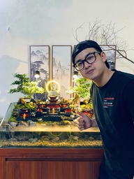 Làm bể thủy sinh vì yêu thích, bất ngờ đơn đặt hàng tăng làm không xuể