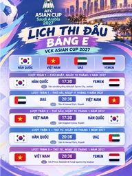 AFC công bố nóng lịch thi đấu mới nhất Asian Cup 2027, lộ diện kênh phát có đội tuyển Việt Nam