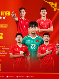 Bán vé trực tuyến U.23 Việt Nam đấu U.23 Thái Lan, U.23 Qatar tại Gia Lai: Giá rẻ nhất 200.000 đồng