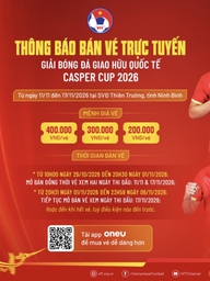 Đội tuyển Việt Nam quyết nâng hạng FIFA: Vé xem đấu Đài Loan và Kyrgyzstan bán trực tuyến giá rất mềm