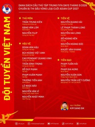 Nóng: Ông Kim không gọi thủ môn xuất sắc nhất AFF Cup, Lê Giang Patrik lỡ duyên đội tuyển Việt Nam vì…