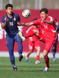 U.23 Thái Lan thua đậm U.23 Triều Tiên, chính thức hết cơ hội vô địch giải giao hữu Trung Quốc