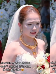 Clip cô dâu cố nín khóc thu hút gần 5 triệu lượt xem vì quá dễ thương